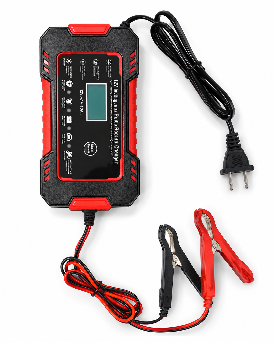 Cargador Inteligente para Baterías 12V de Carro y Moto