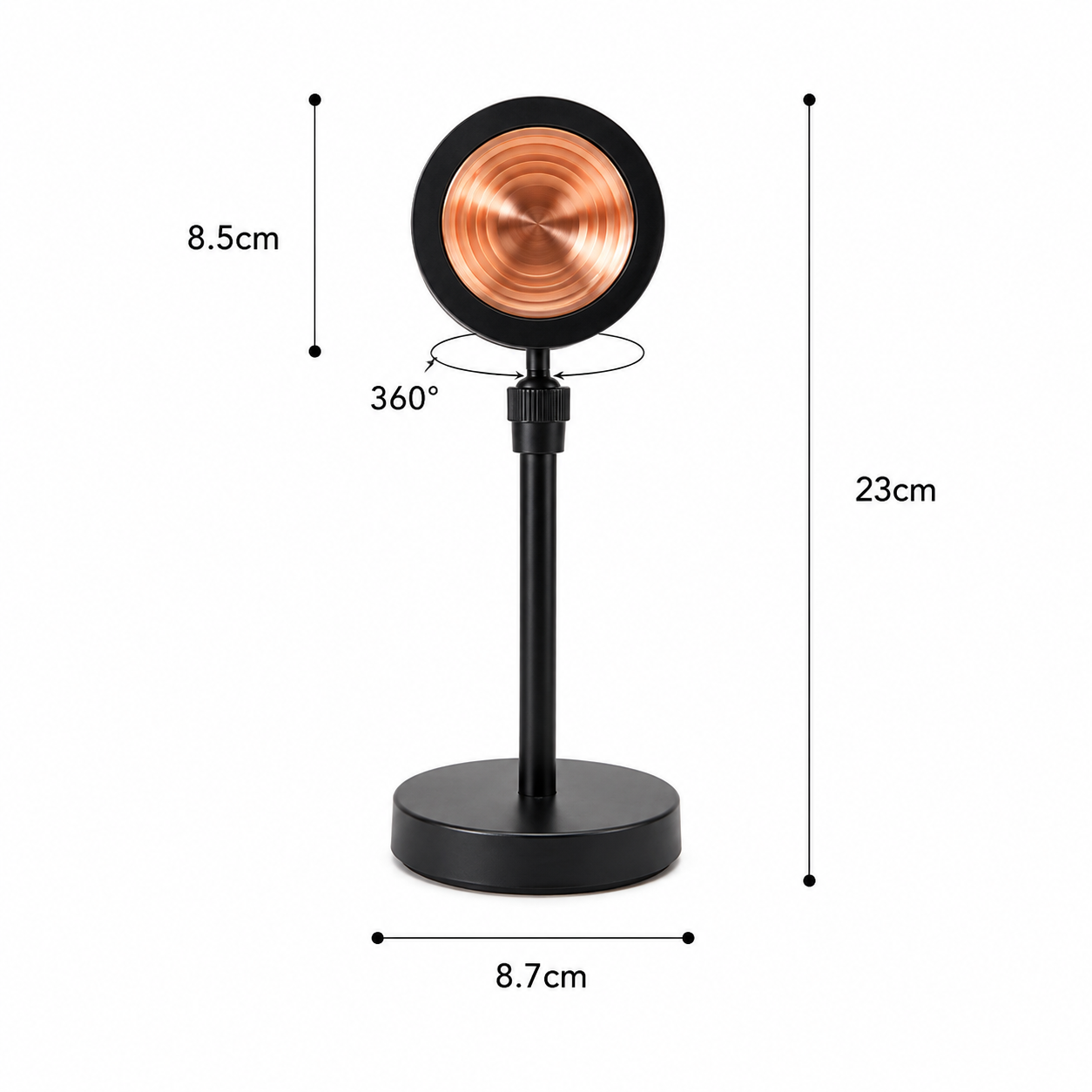 LAMPARA LED PROYECTORA REDONDA