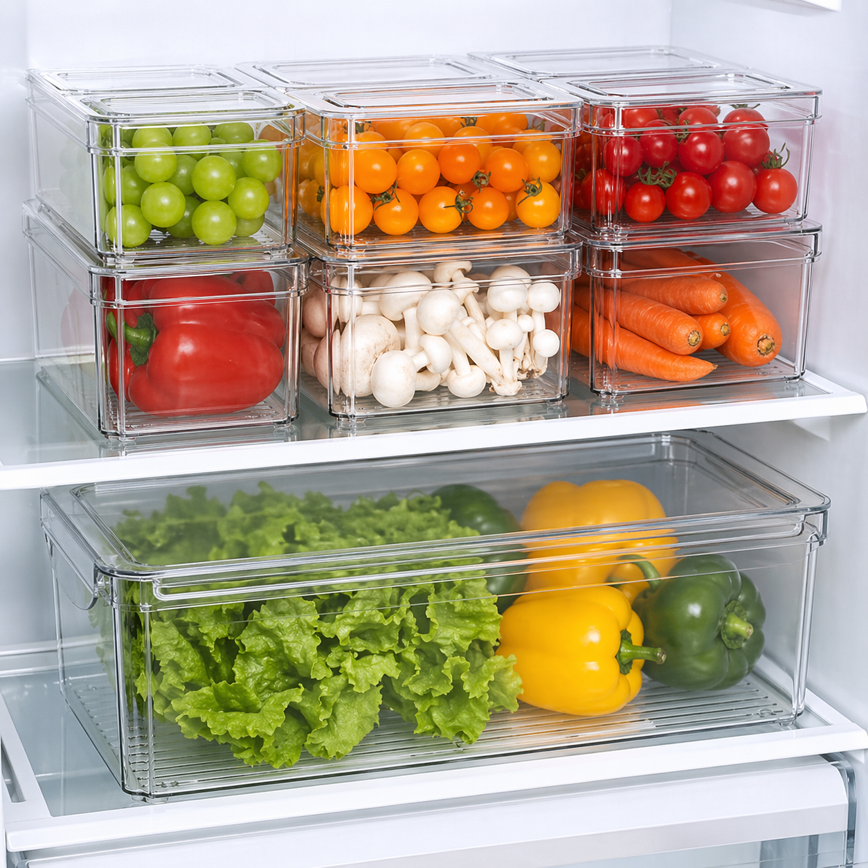 Organizador de nevera transparente X7