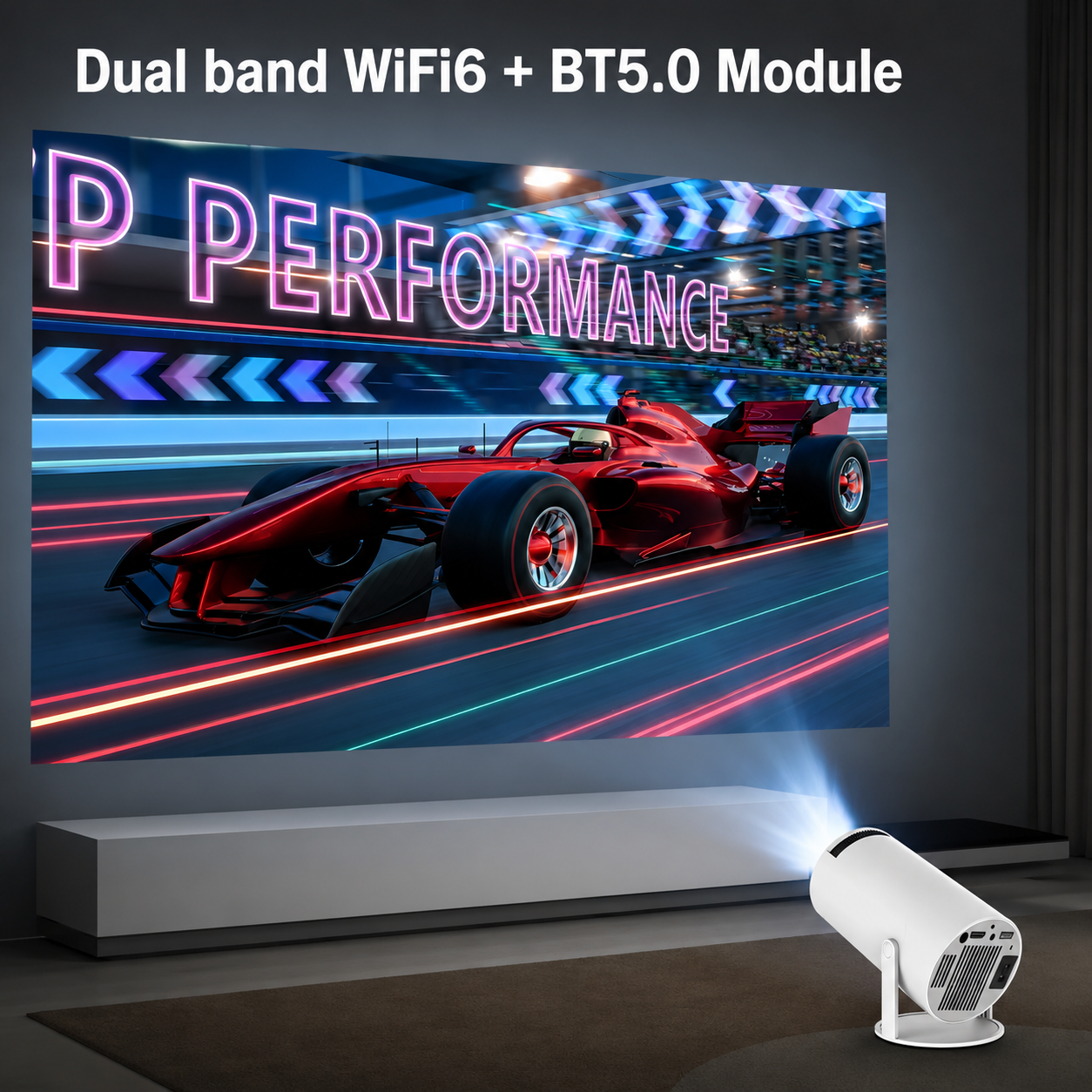 Mini Proyector Smart HY300 Full HD para Cine en Casa