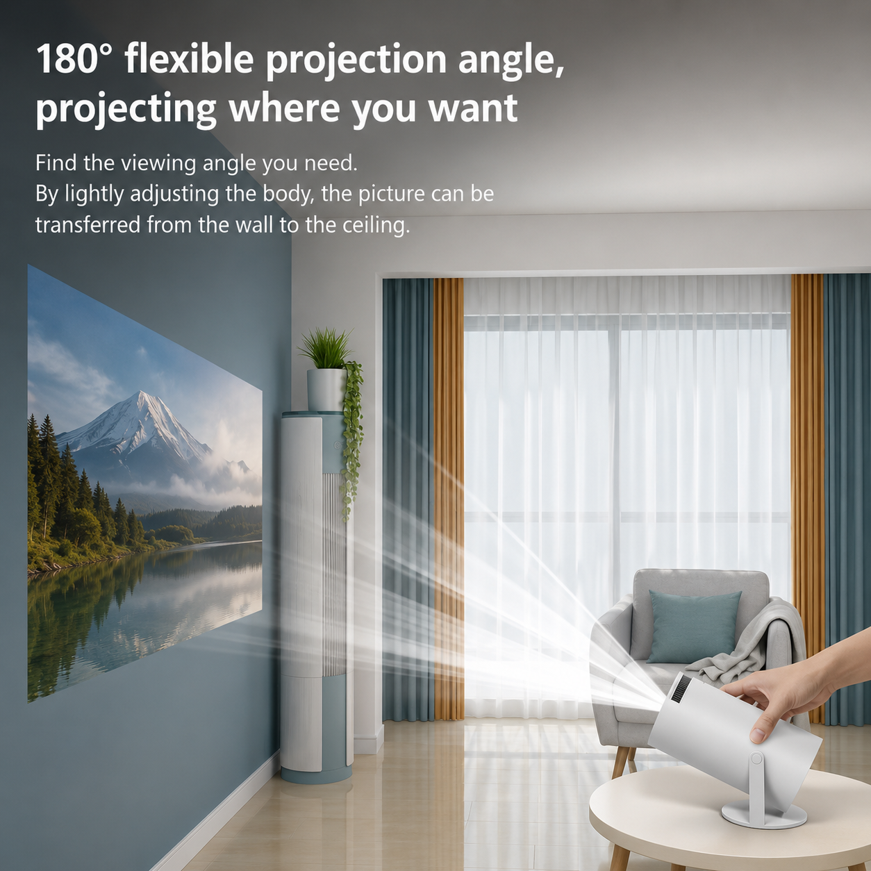 Mini Proyector Smart HY300 Full HD para Cine en Casa