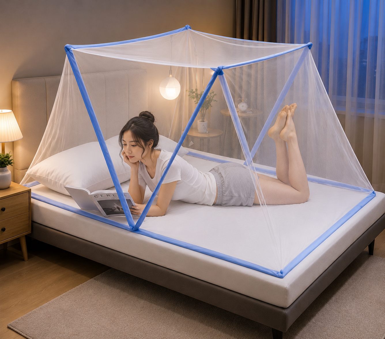 Toldillo Mosquitero Plegable para Cama